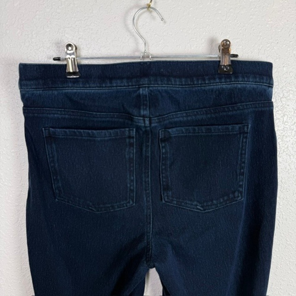 Spanx Jean-ish Leggings Skinny Shaping Pull On Twilight‎ Sleek Indigo Large - Picture 5 of 12